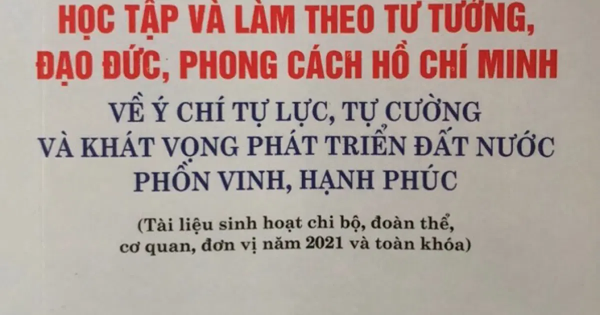 Giới thiệu cuốn sách “Học tập và làm theo tưởng, đạo đức, phong cách Hồ ...